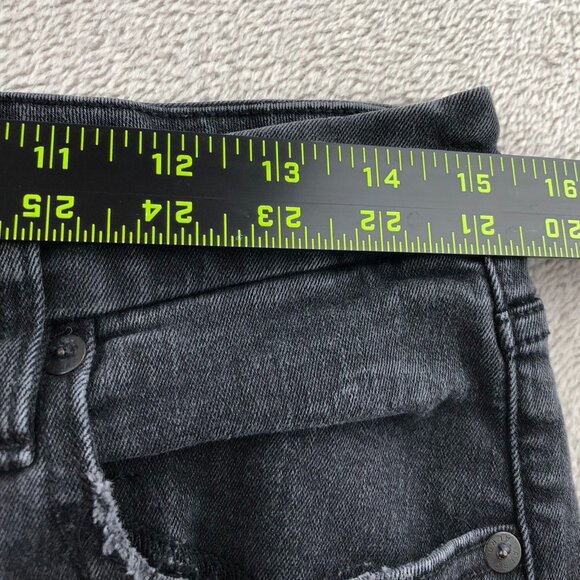 Aeropostale Womens Jeans Size 14R Super High Rise Curvy Jegging Skinny Distress - Picture 5 of 16